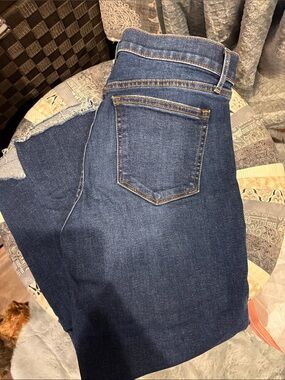 Joe's Jeans Straight-Leg Dark Blue Denim Jeans